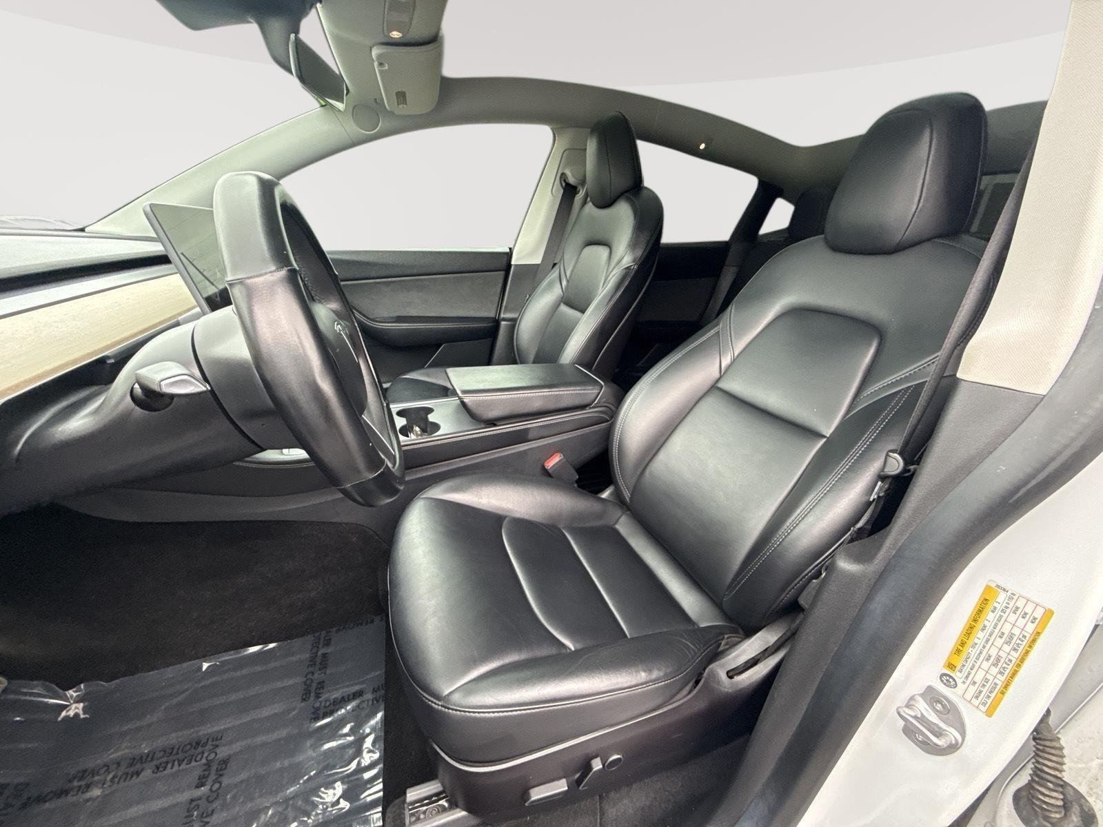Used 2021 Pearl White Multi-Coat Tesla Long Range image 17