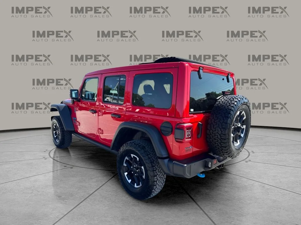 Used 2025 Red Jeep Rubicon 4xe image 3