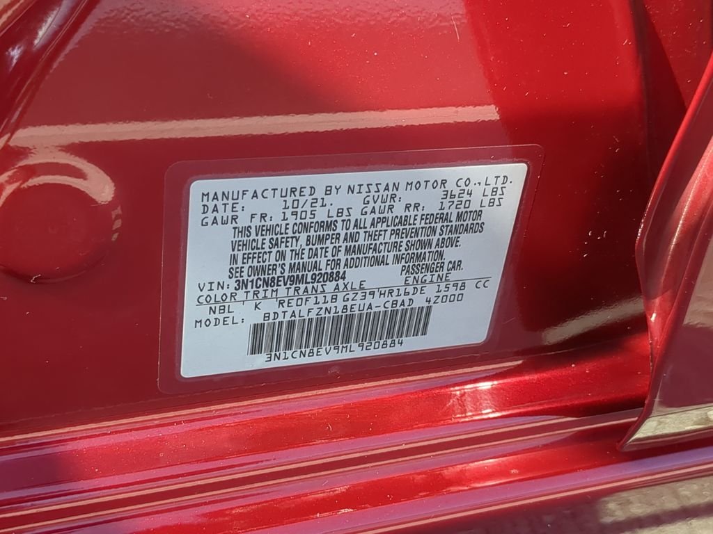 Used 2021 Red Nissan 1.6 SV image 32