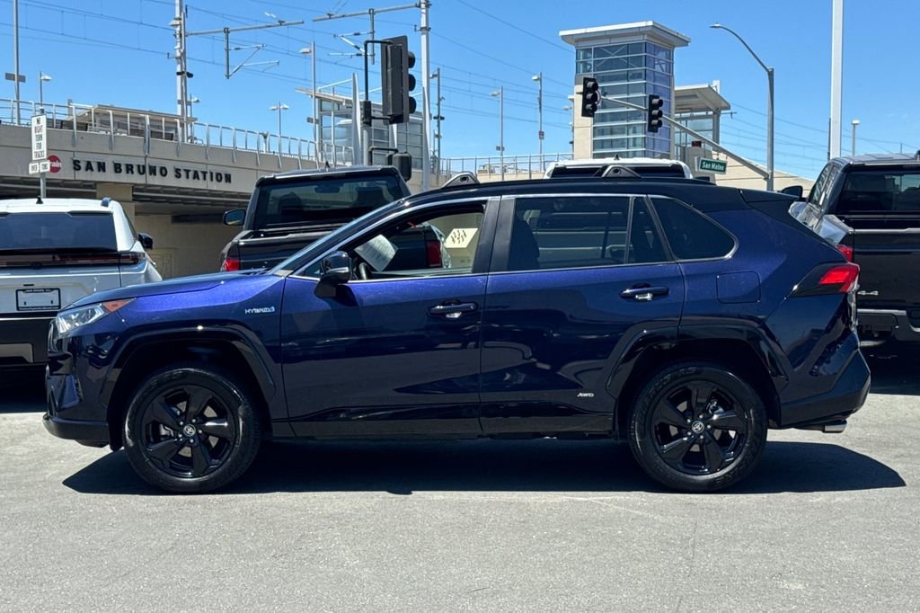 Certified Used 2021 Blue Toyota XSE image 7