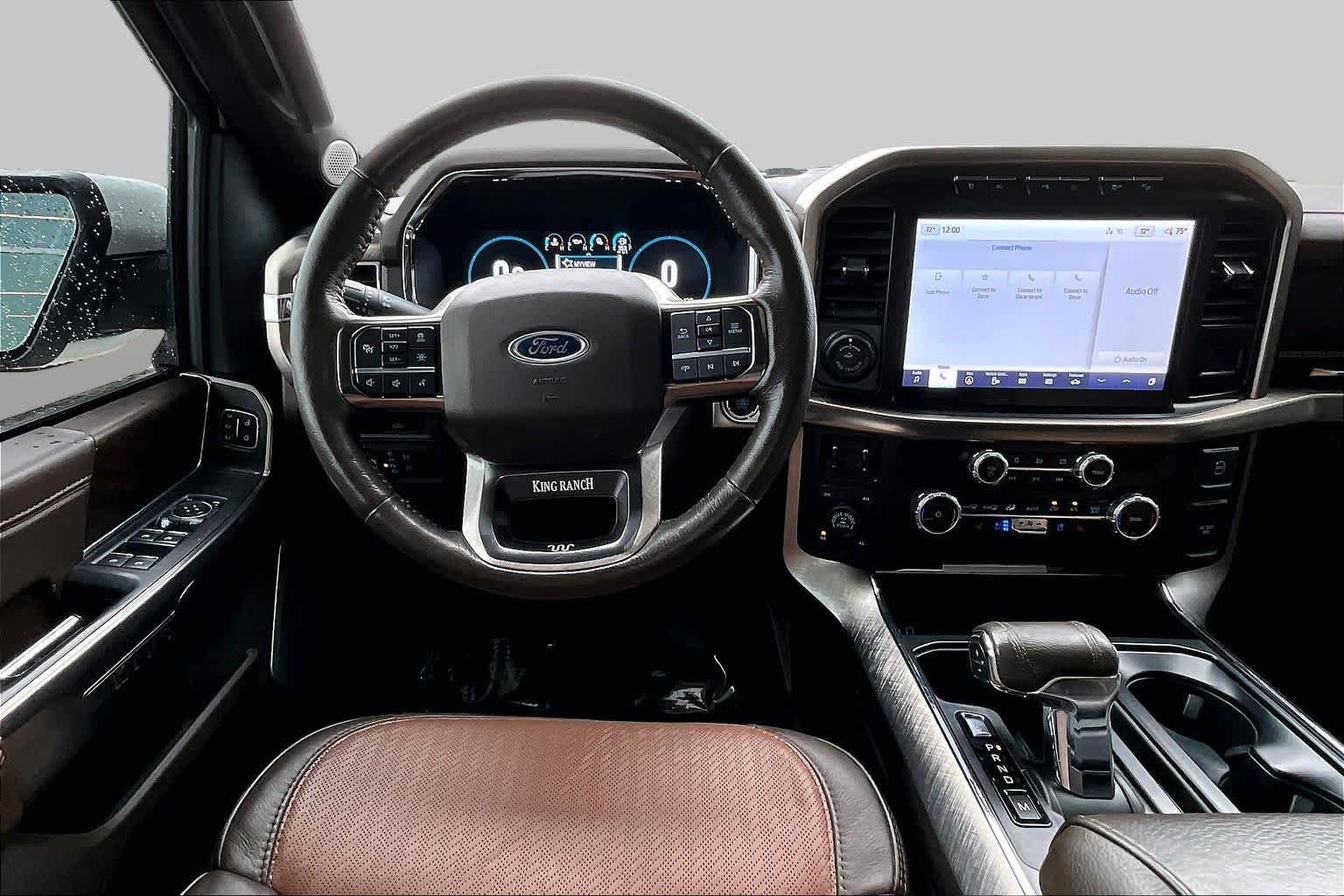 Used 2023 Star White Metallic Tri-Coat/Stone Gray Ford King Ranch image 6