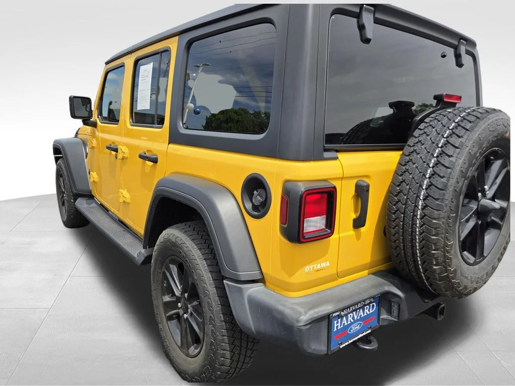 Certified Used 2021 Baja Yellow Clearcoat Jeep Unlimited Sport Altitude image 6