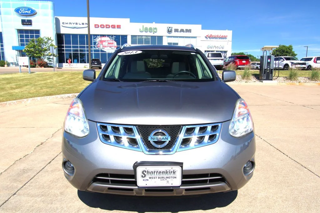 Used 2013 Nissan Rogue SV with VIN JN8AS5MVXDW143210 for sale in West Burlington, IA