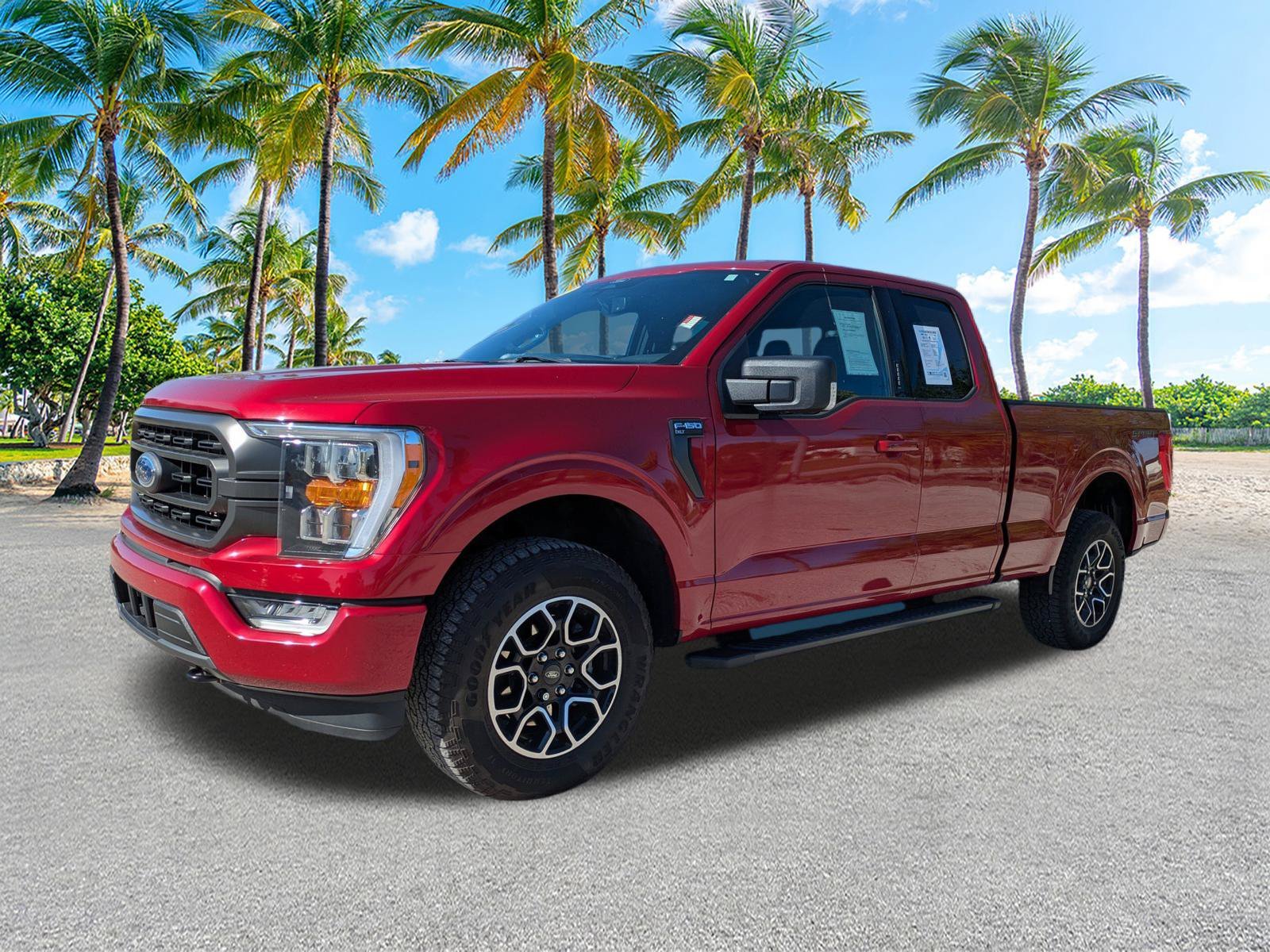 Used 2022 Race Red Ford XLT image 9