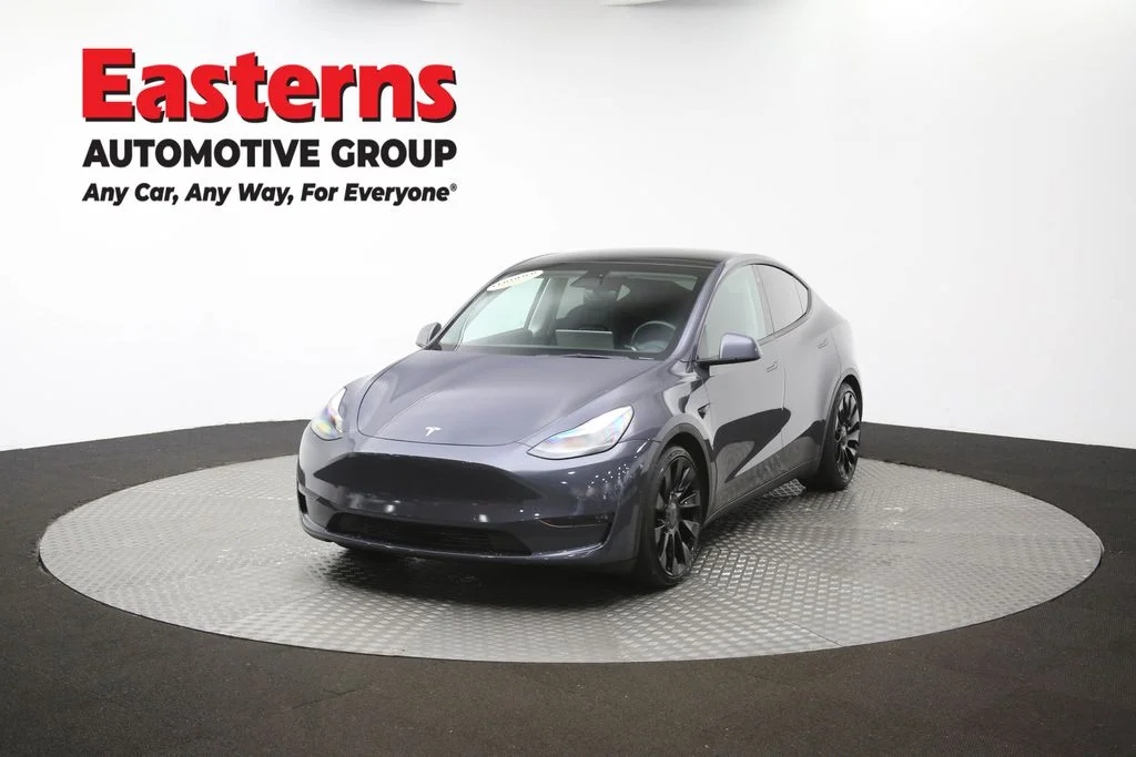 Used 2022 Gray Tesla Performance image 51