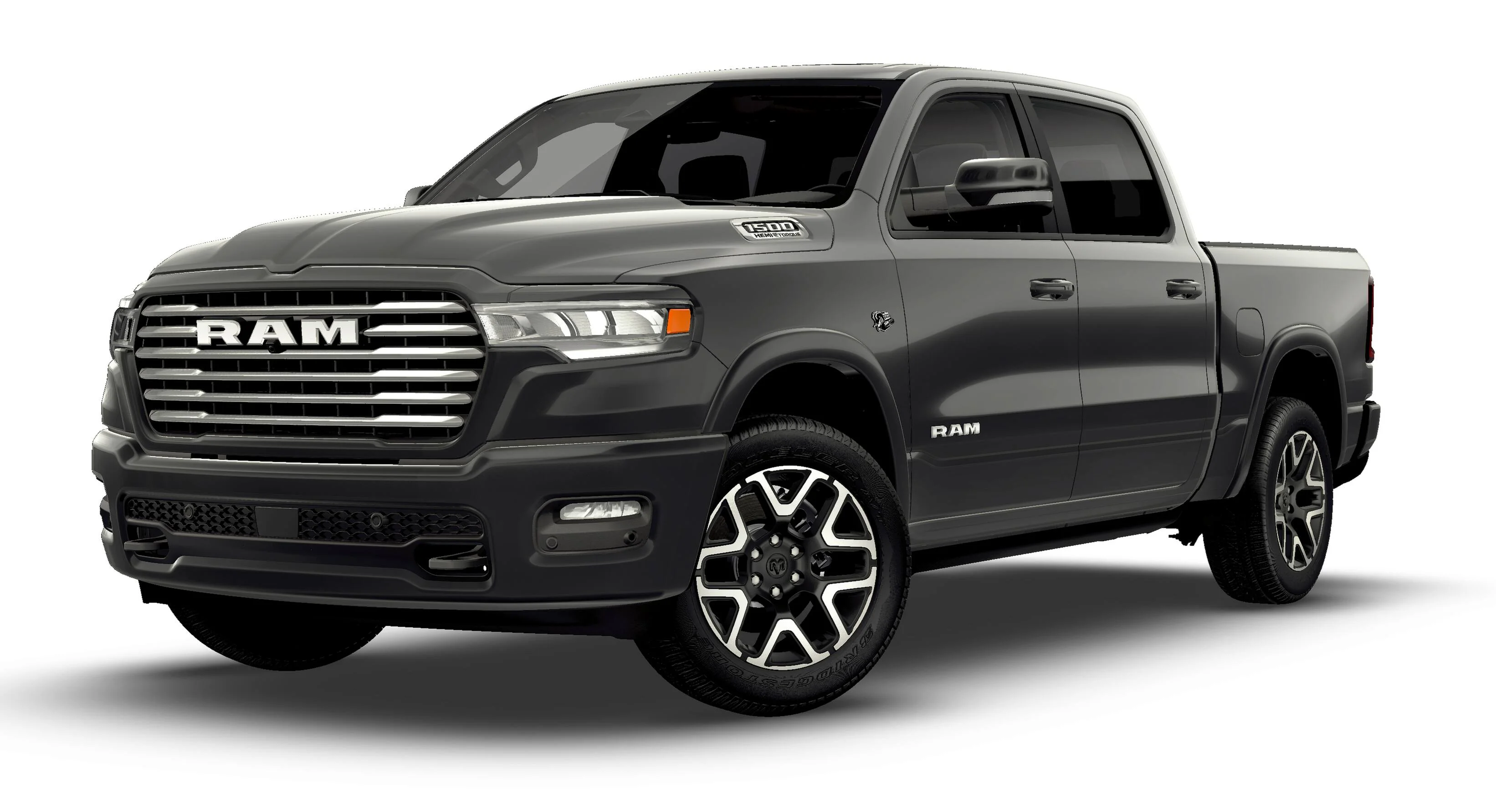 New 2026 Granite Crystal Metallic Clear-Coat Exterior Paint RAM LARAMIE image 13