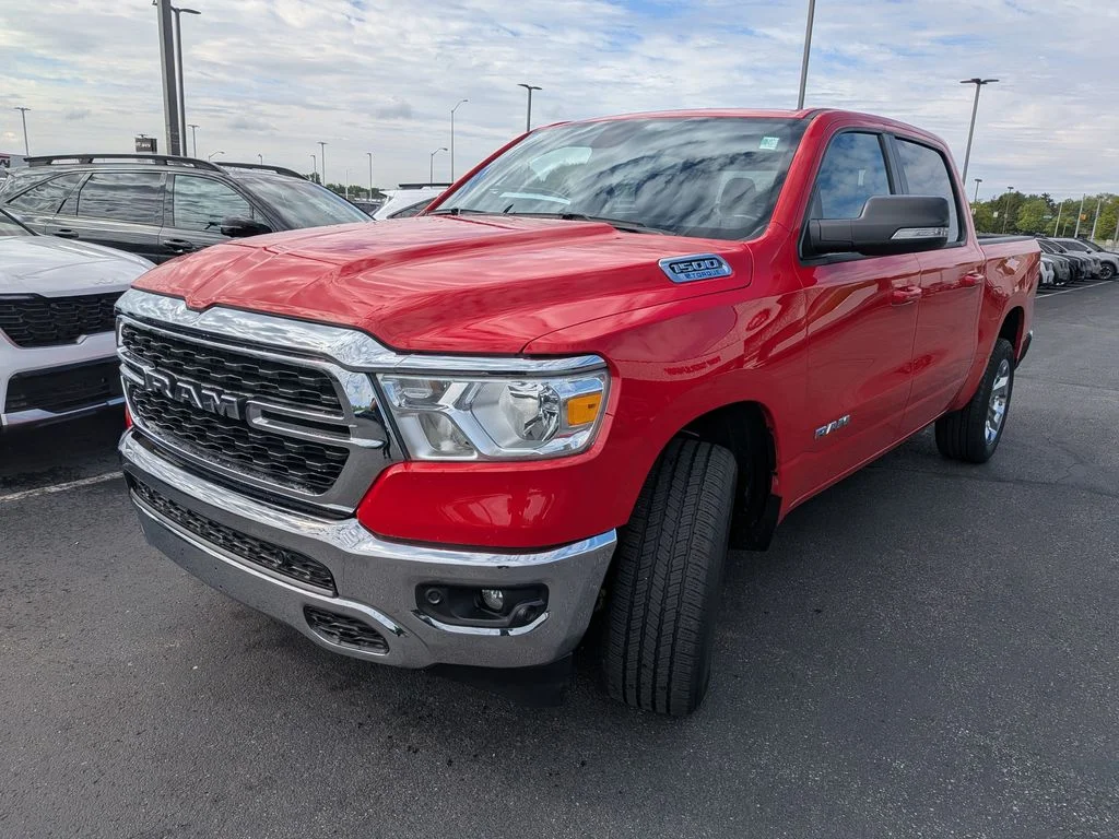 Used 2022 Flame Red Clearcoat Ram Big Horn/Lone Star image 3