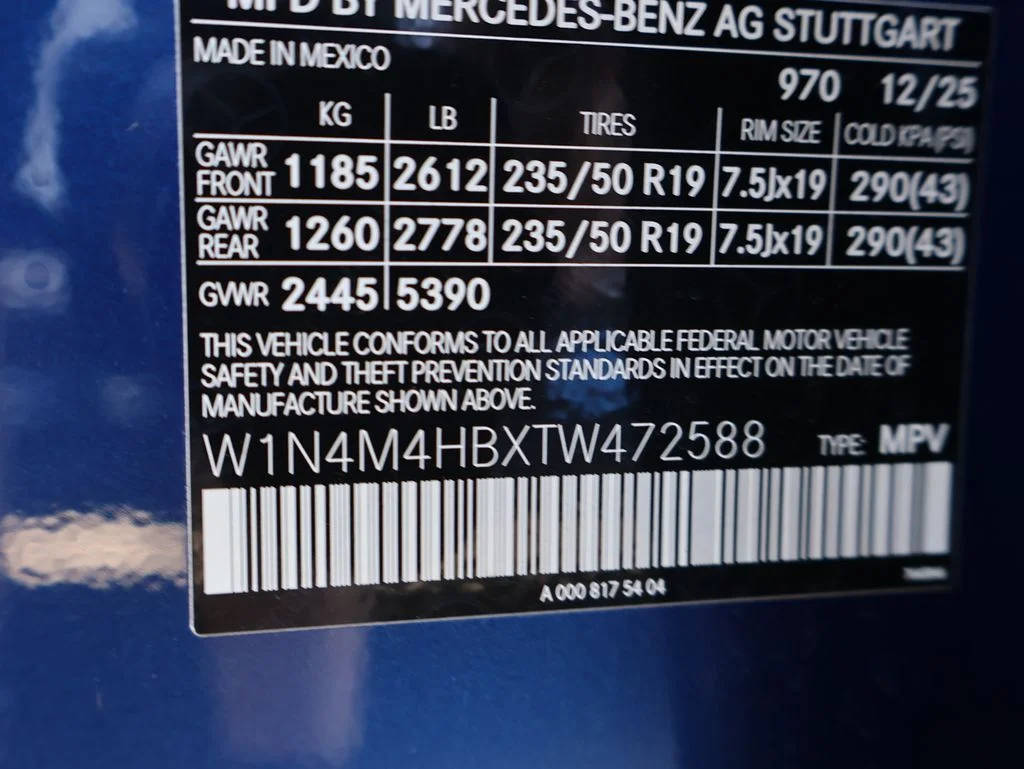 New 2026 Starling Blue Metallic Mercedes-Benz GLB 250 image 42