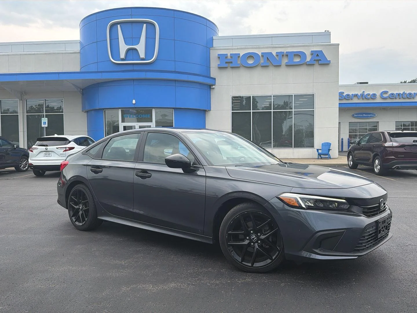 Used 2023 Meteorite Gray Metallic Honda Sport image 13