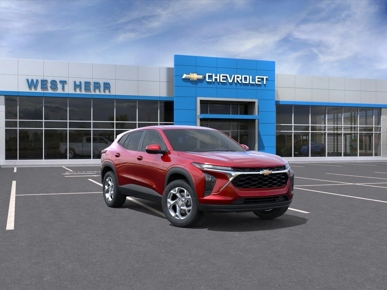 New 2026 Apex Red Chevrolet LS image 1