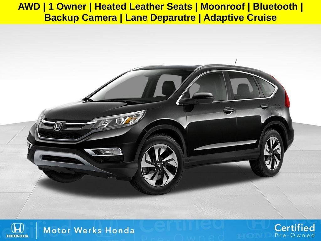 Certified Used 2016 Crystal Black Pearl Honda Touring image 1