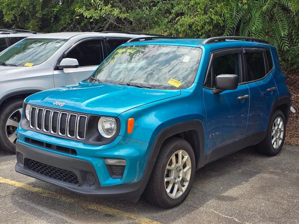 Used 2020 Teal Jeep Sport image 2