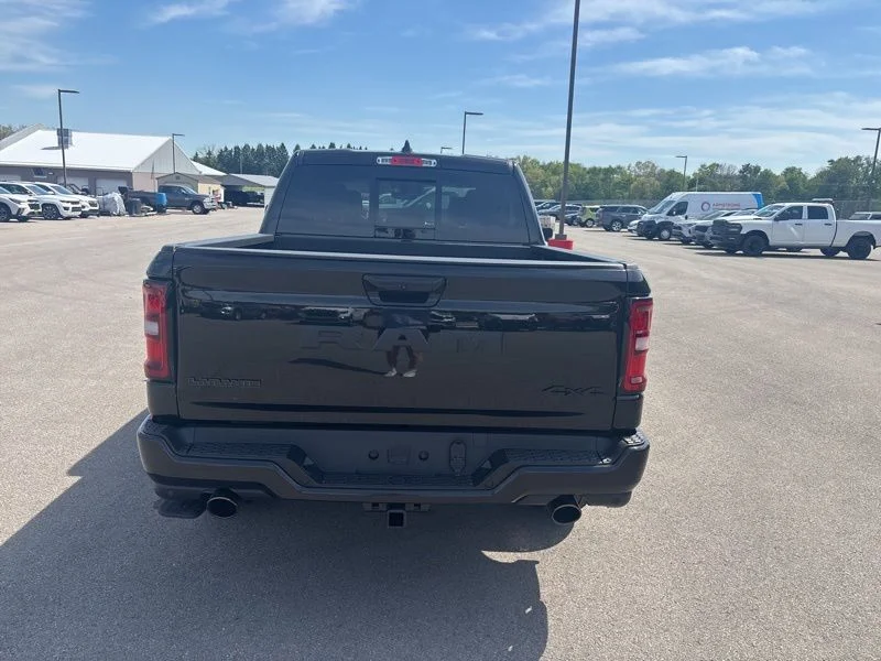 New 2026 Diamond Black Crystal Pearl-Coat Exterior Paint RAM Laramie image 3