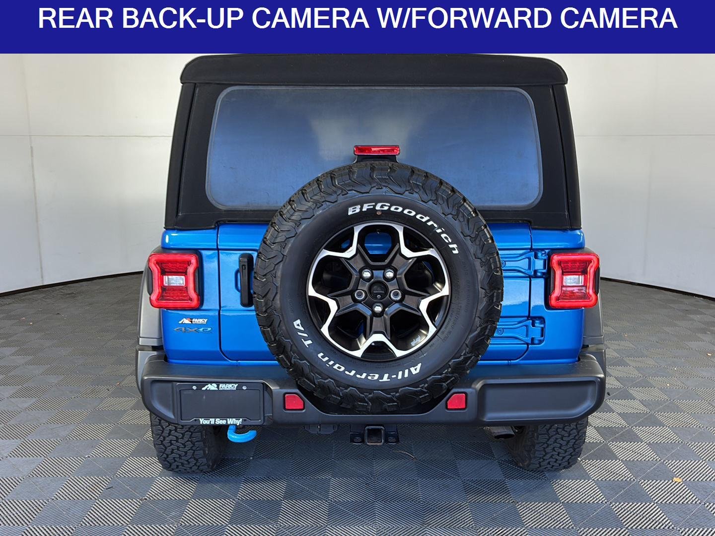 Used 2021 Hydro Blue Pearlcoat Jeep Unlimited Rubicon image 6