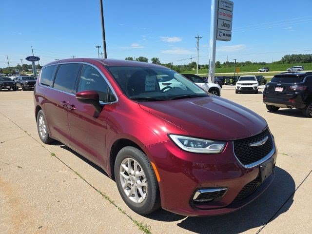Certified Used 2023 Velvet Red Pearlcoat Chrysler Touring L image 1