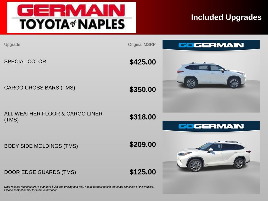 Certified Used 2021 White Toyota Platinum image 5