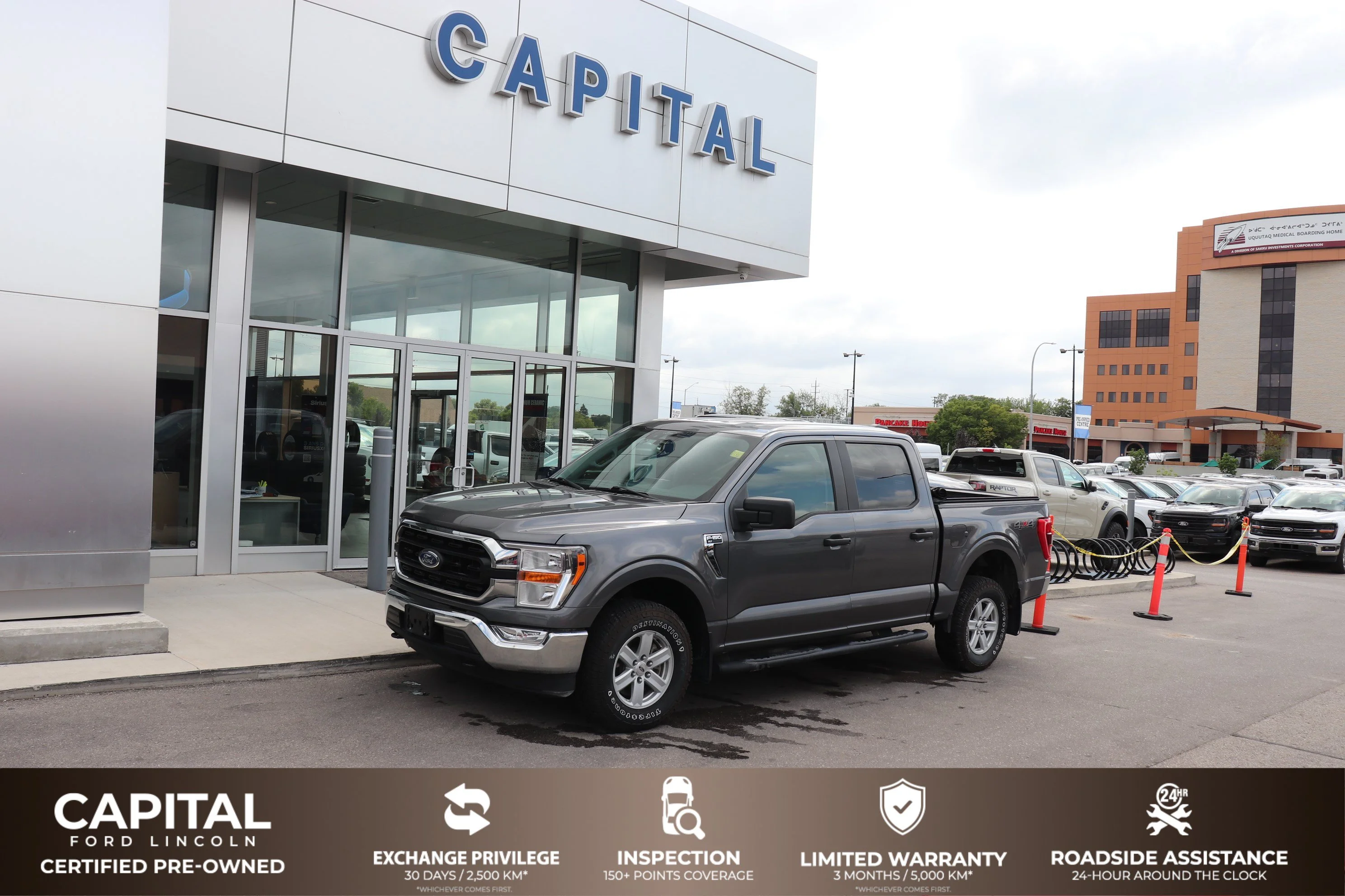 Certified Used 2022 Gray Ford XLT image 1