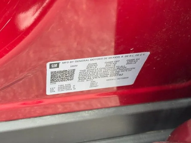 Used 2021 RED QUARTZ TINTCOAT GMC SLT image 23