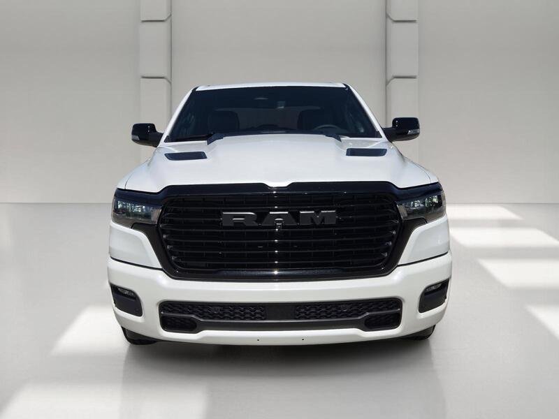 New 2027 Ivory White Tri-Coat Pearlcoat RAM LARAMIE 4X4 CREW CAB 5