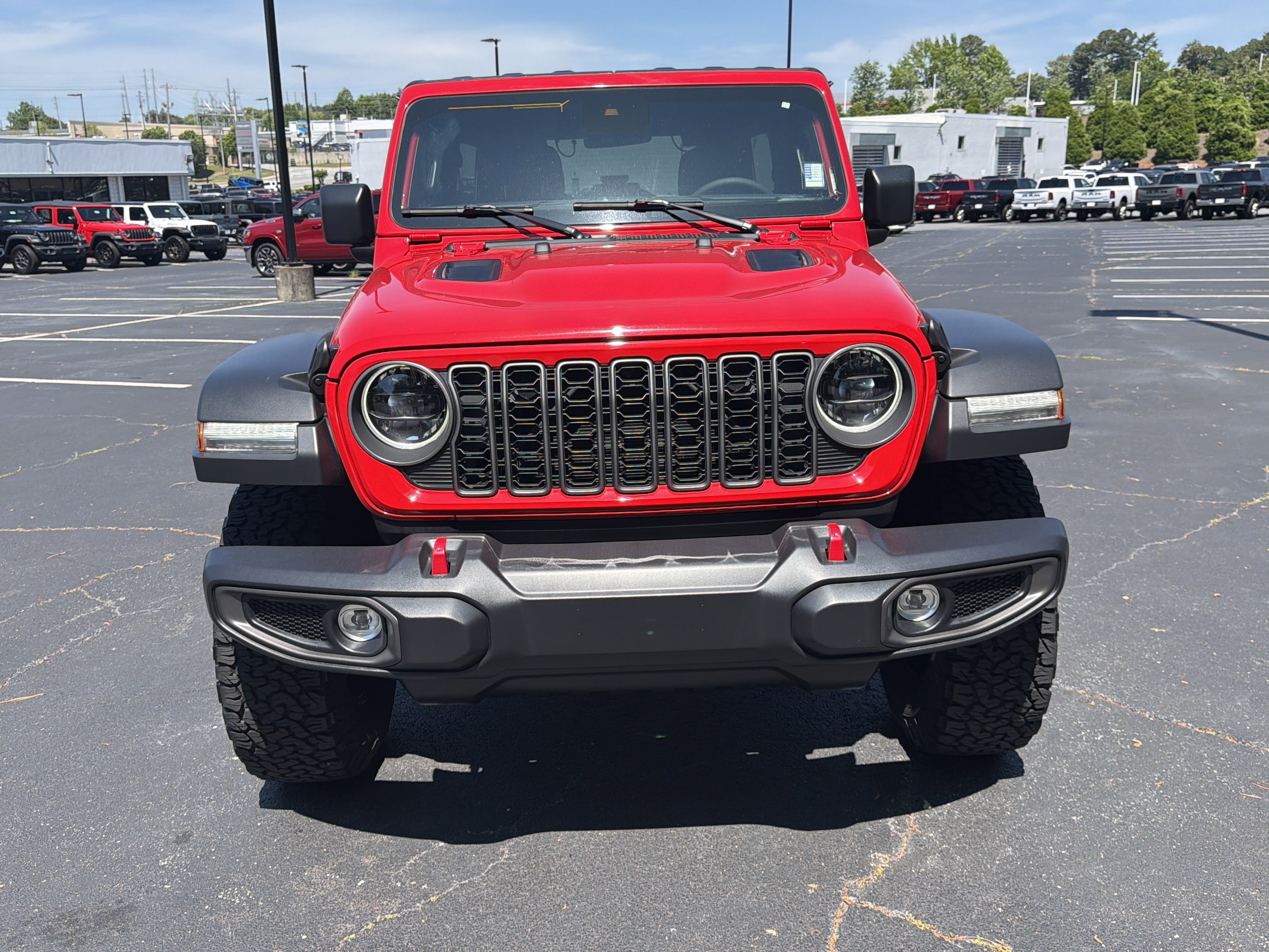 Used 2025 Firecracker Red Clearcoat Jeep Rubicon image 3