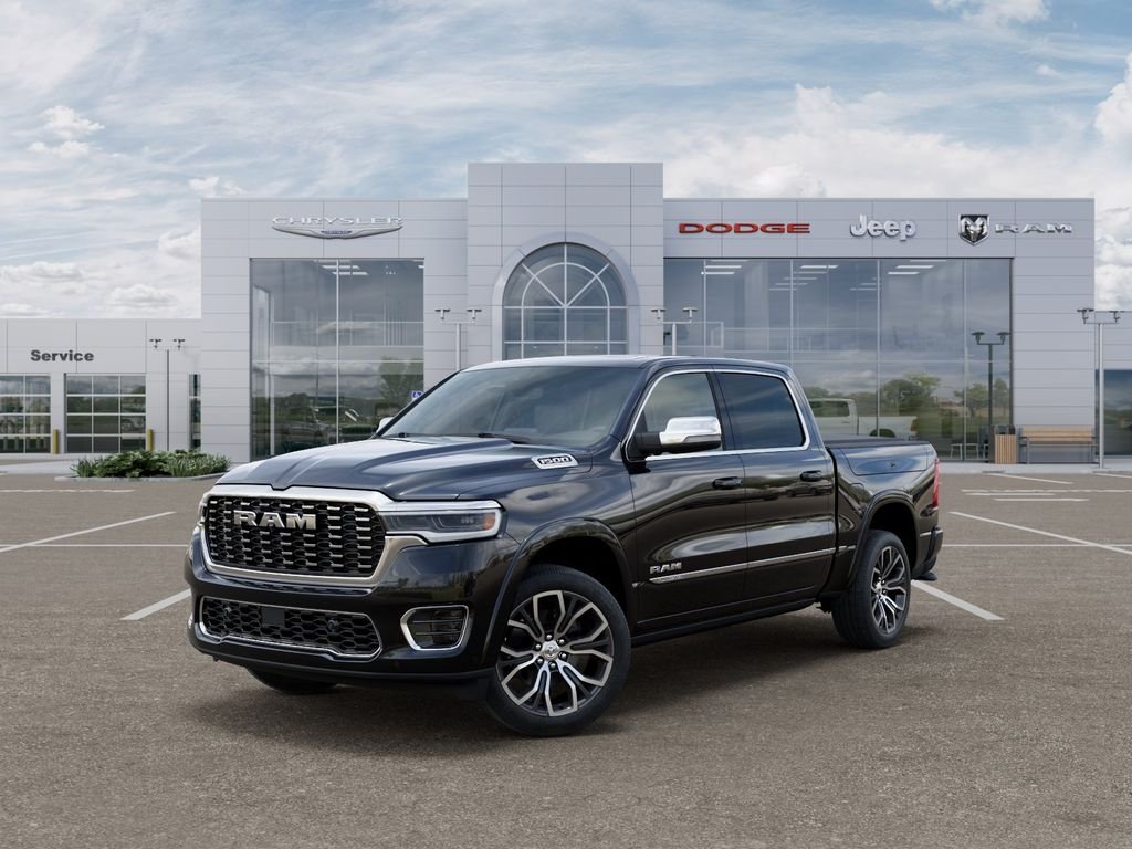 New 2026 Diamond Black Crystal Pearl-Coat Exterior Paint RAM Tungsten image 1