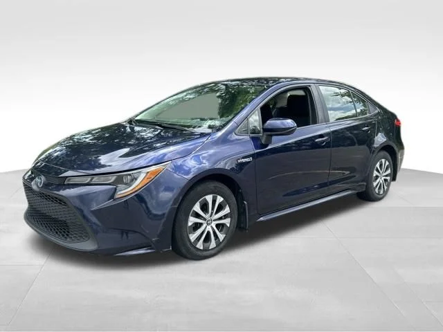 Used 2021 Blue Toyota LE image 1