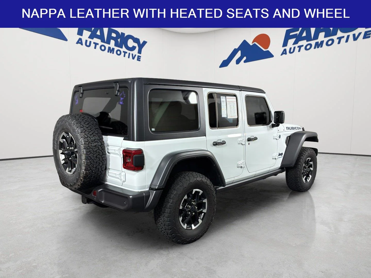 Used 2025 Bright White Clearcoat Jeep Rubicon image 5