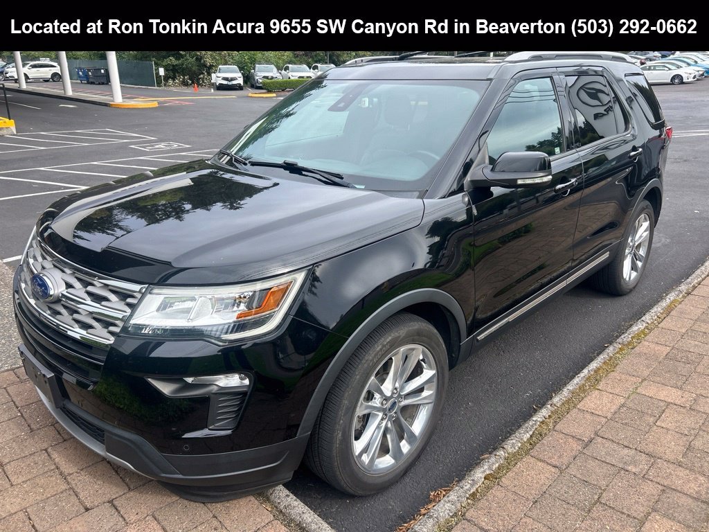 Used 2018 Shadow Black Ford XLT image 7