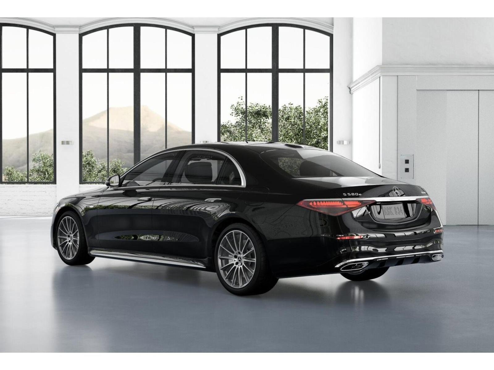 New 2026 Black Mercedes-Benz S 580e 4D Sedan 4MATIC® image 30