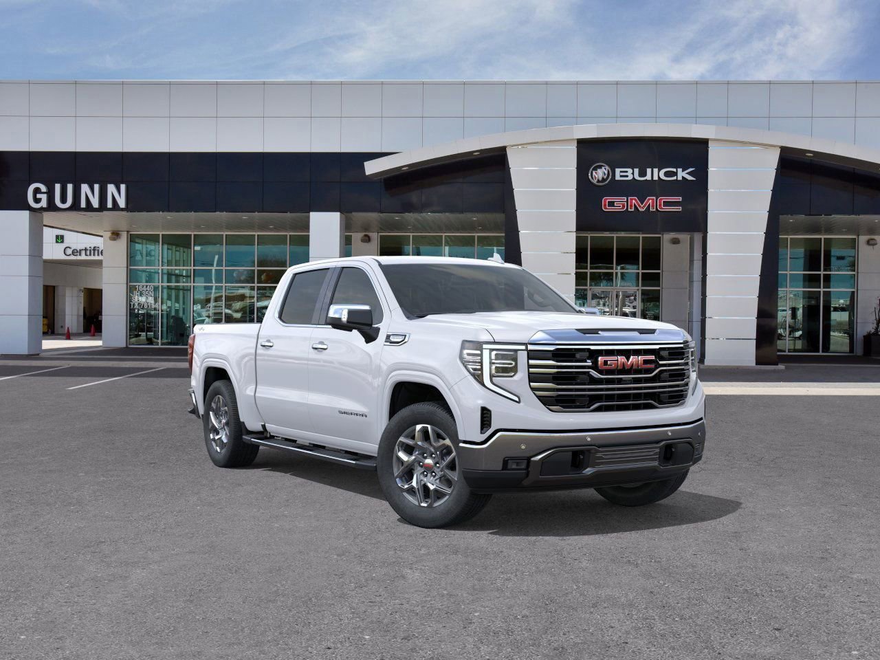 New 2026 Summit White GMC SLT image 1