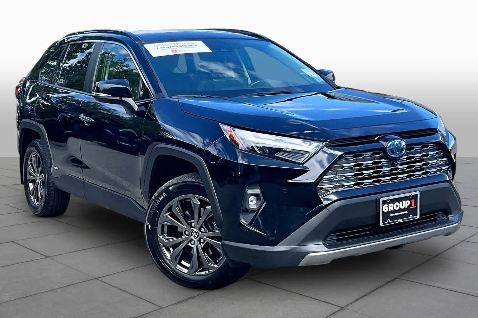 Certified Used 2024 Midnight Black Metallic Toyota Hybrid Limited image 3
