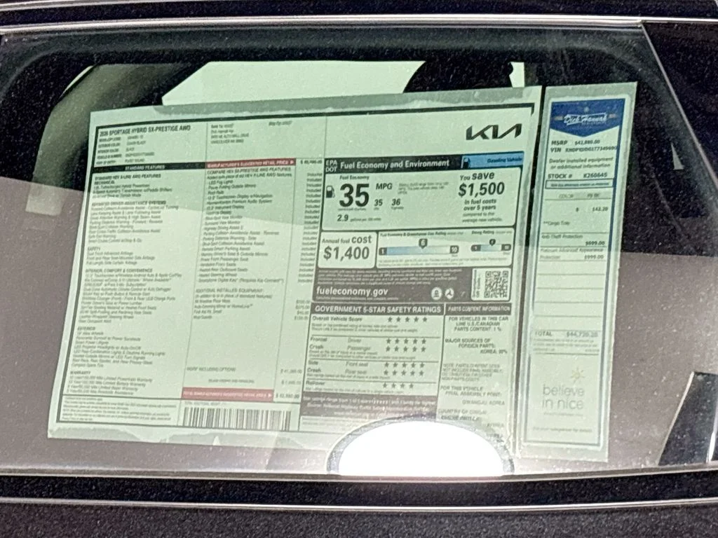 New 2026 Fusion Black Kia SX Prestige image 25