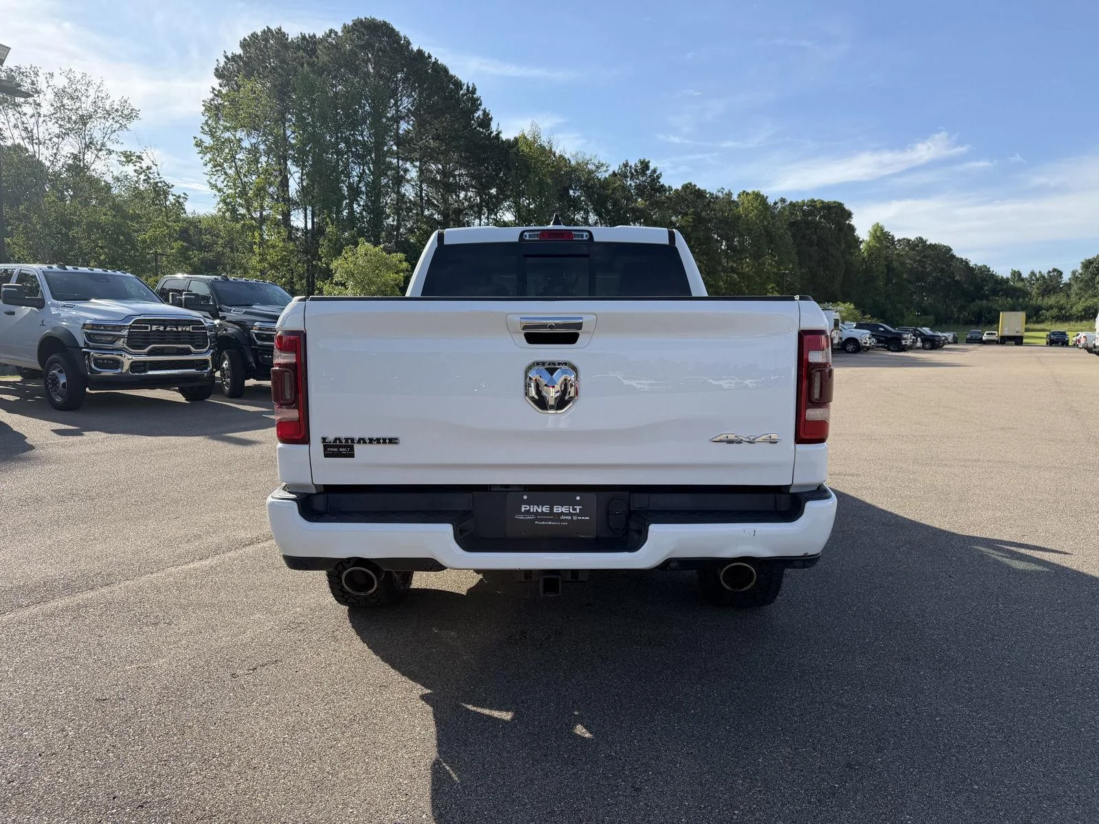 Used 2021 Bright White Clearcoat Ram Laramie image 5