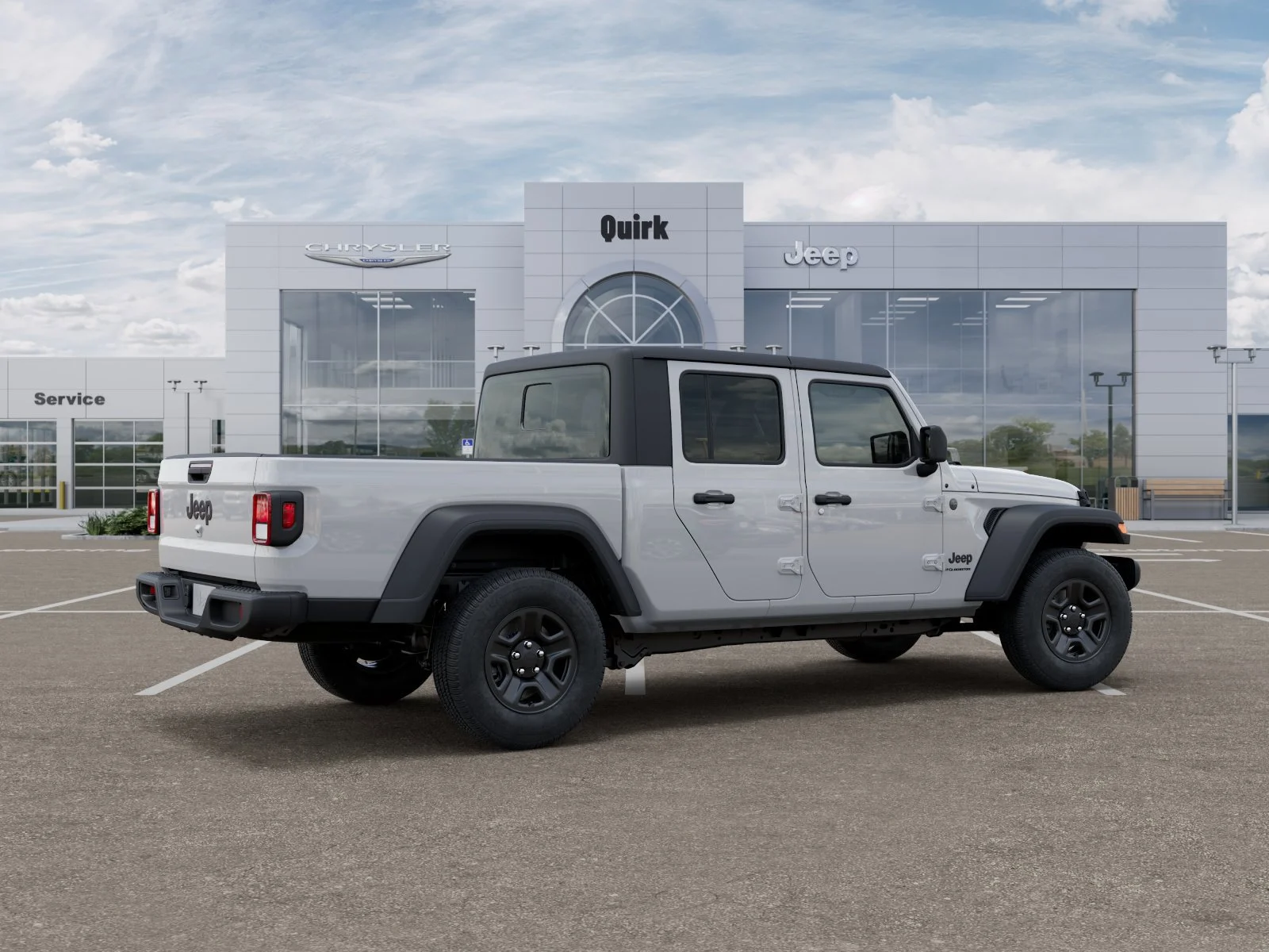 New 2026 Bright White Clear-Coat Exterior Paint Jeep Sport image 4
