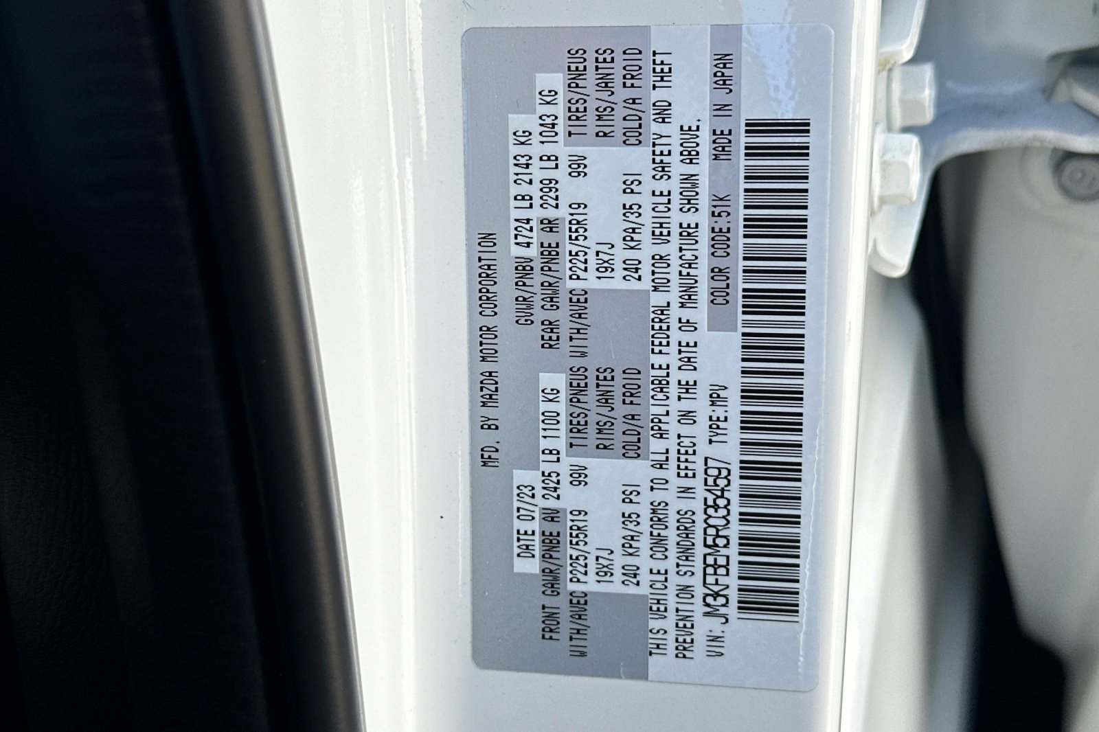 Used 2024 White Mazda 2.5 S Premium Plus Package image 30