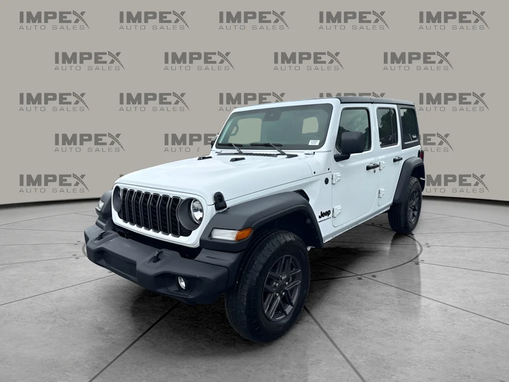 Used 2025 White Jeep Sport S image 1