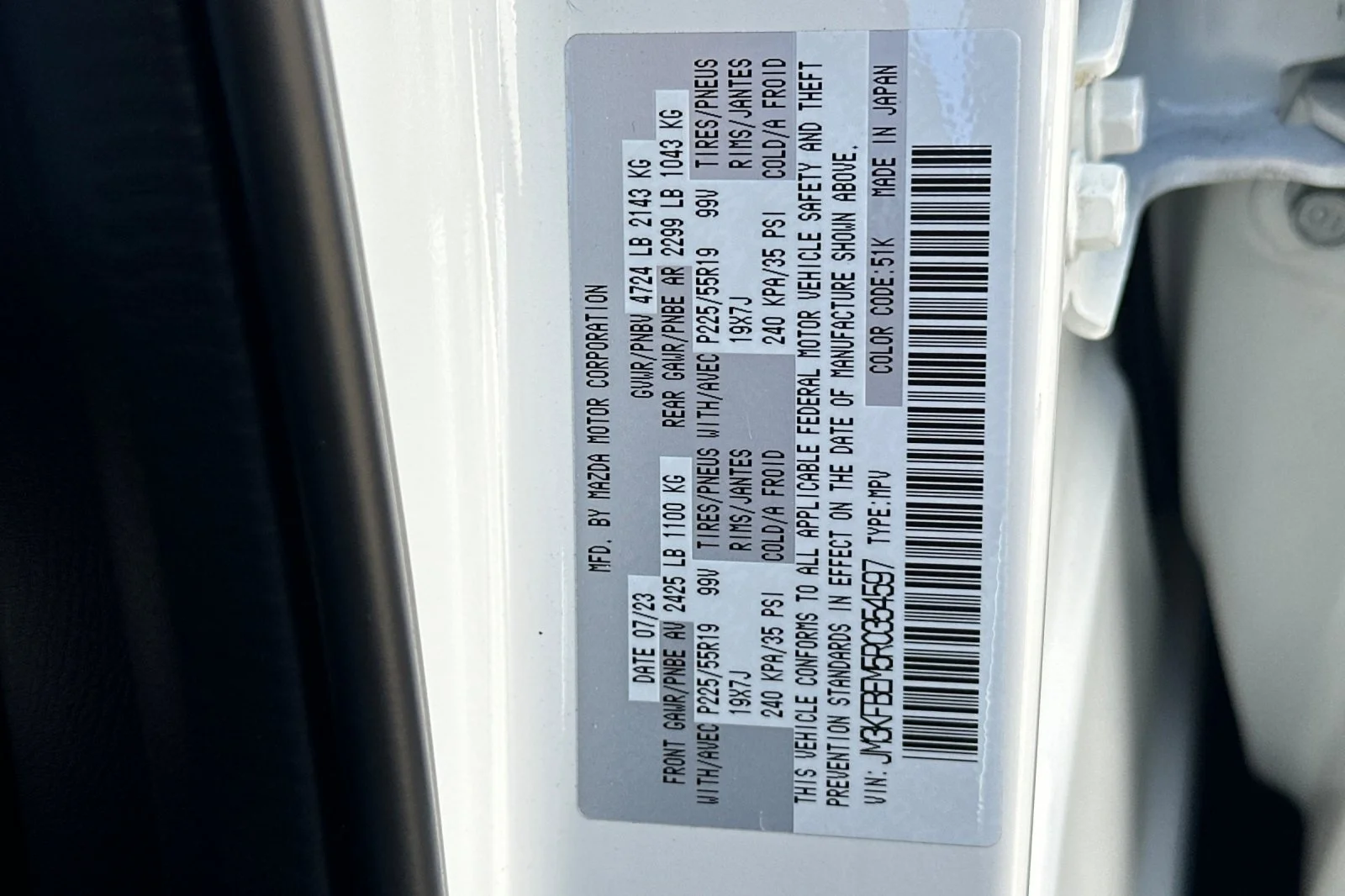 Certified Used 2024 White Mazda 2.5 S Premium Plus Package image 30