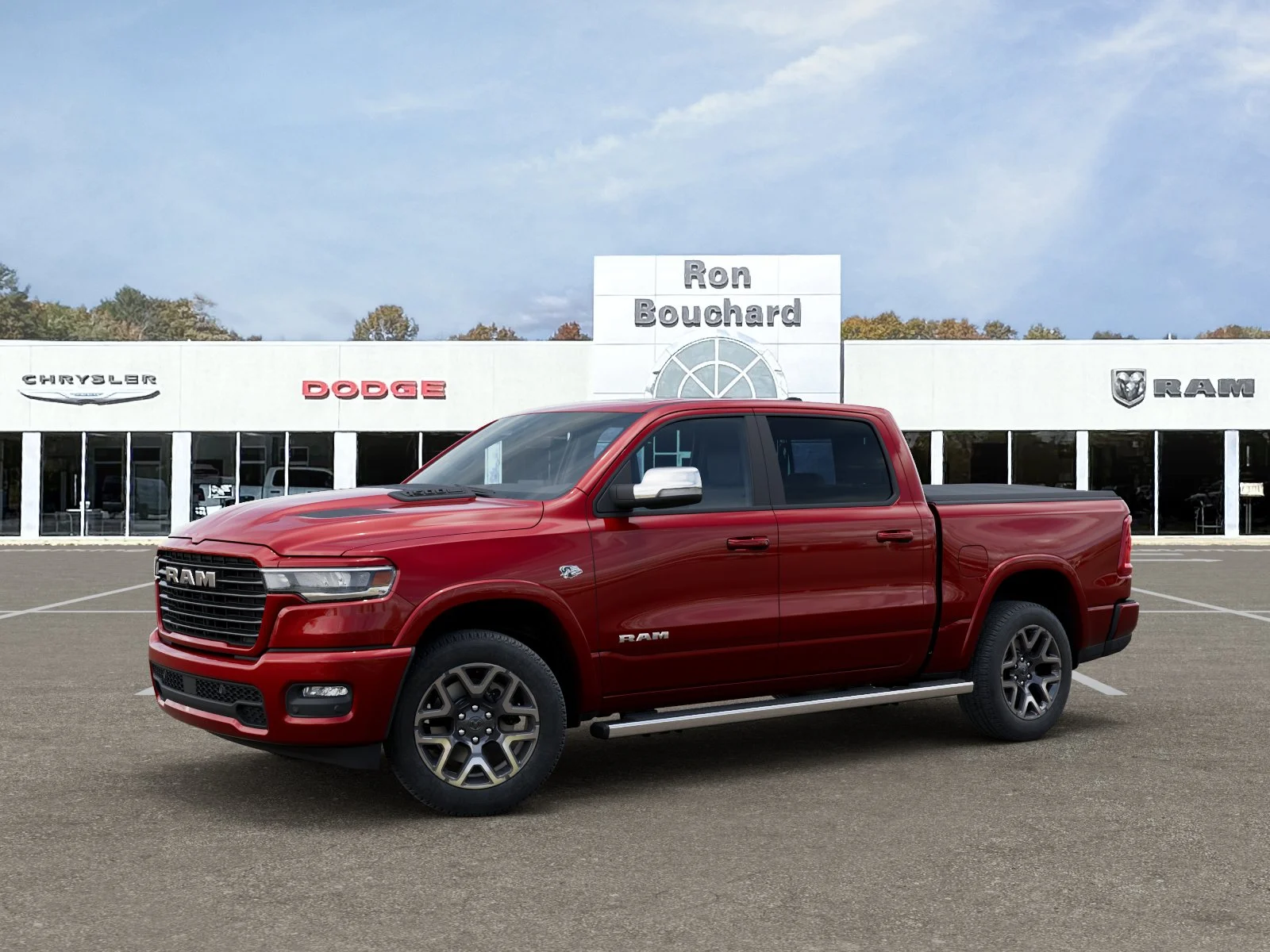 New 2026 Molten Red Pearl-Coat Exterior Paint RAM Laramie image 28