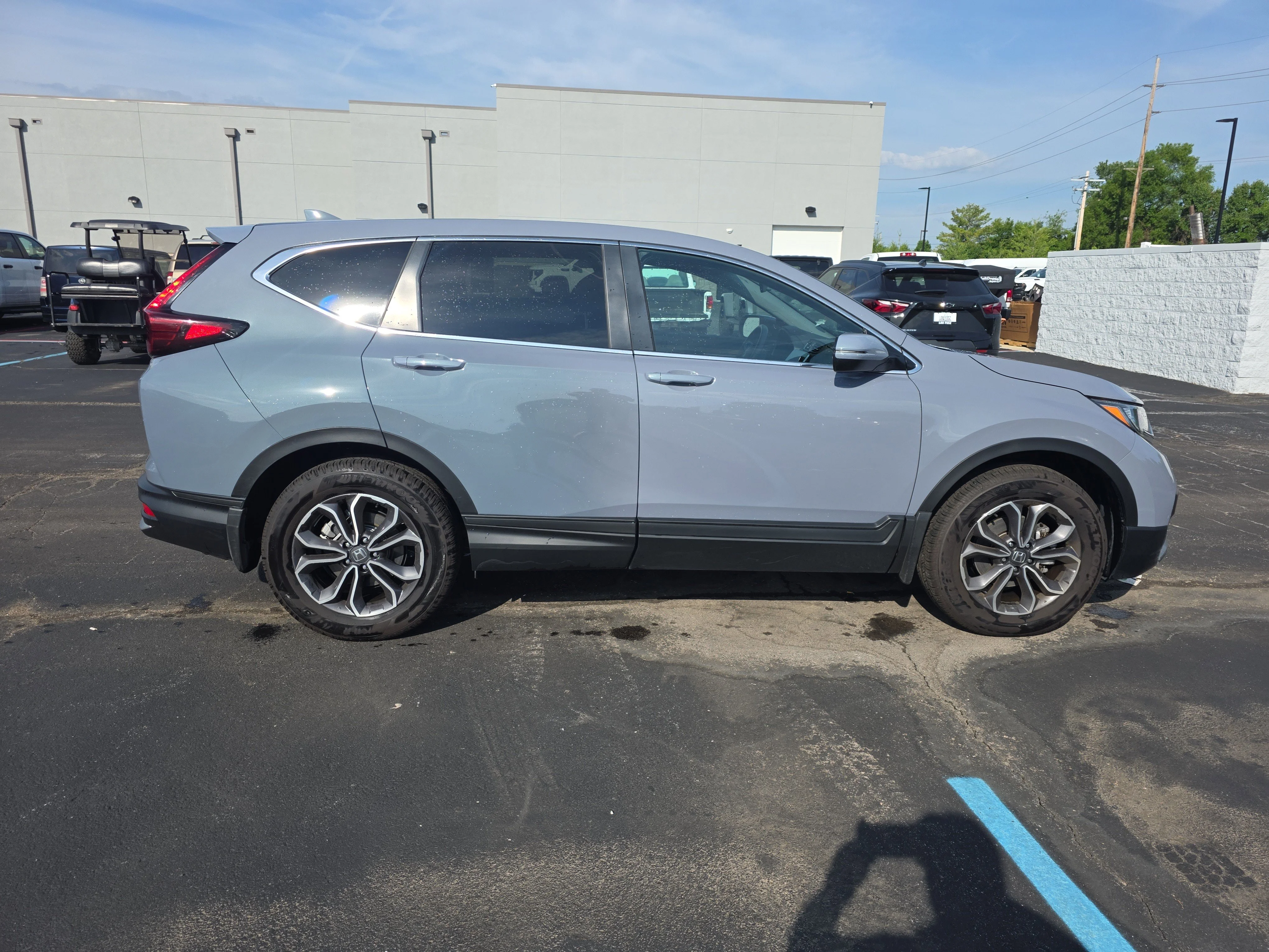 Used 2021 Gray Honda EX image 8