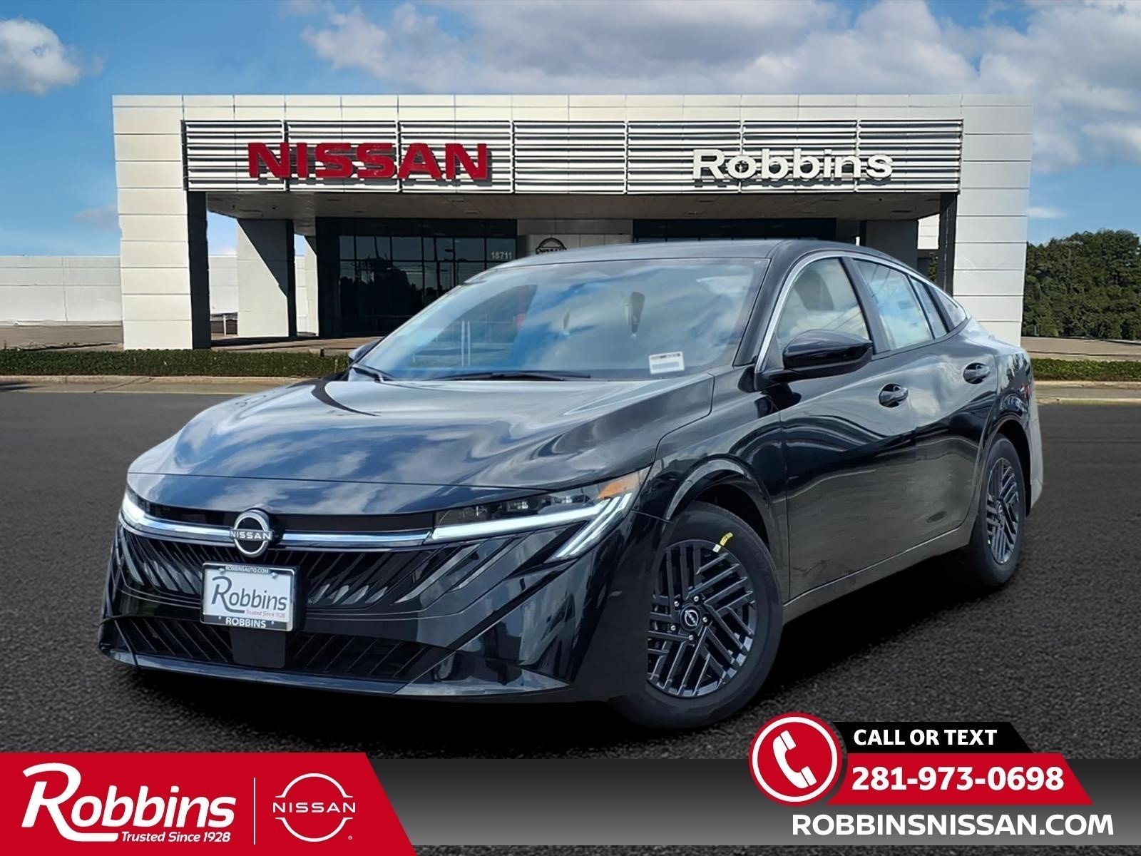 2026 Nissan Sentra SV Black at Robbins Nissan