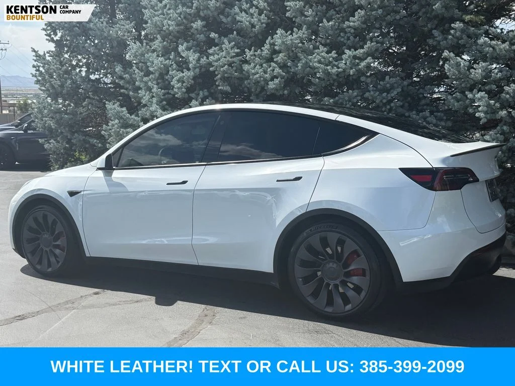 Used 2023 White Tesla Performance image 5