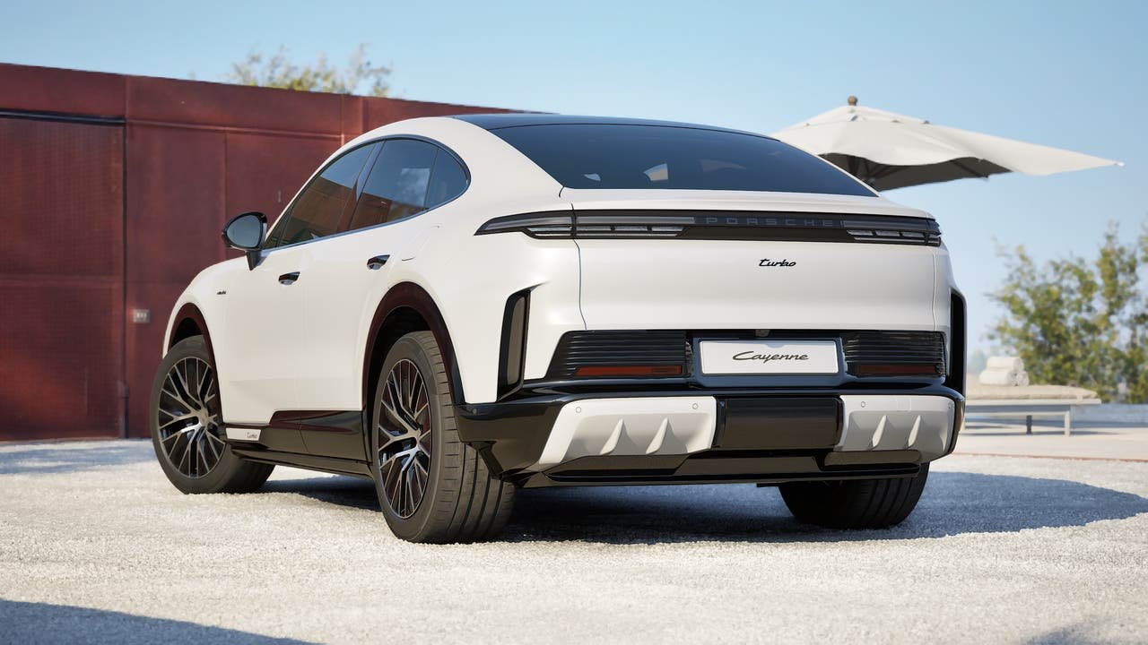 New 2026 Carrara White Metallic Porsche Turbo Coupe Electric image 3