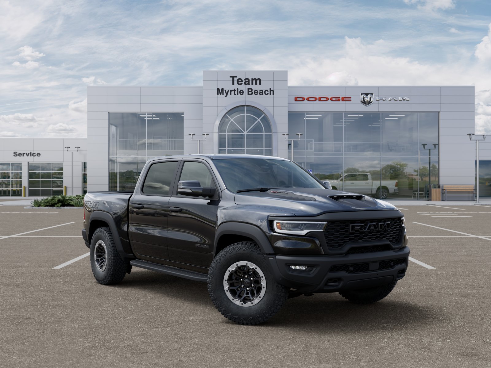 New 2026 Diamond Black Crystal Pearl-Coat Exterior Paint RAM RHO image 27