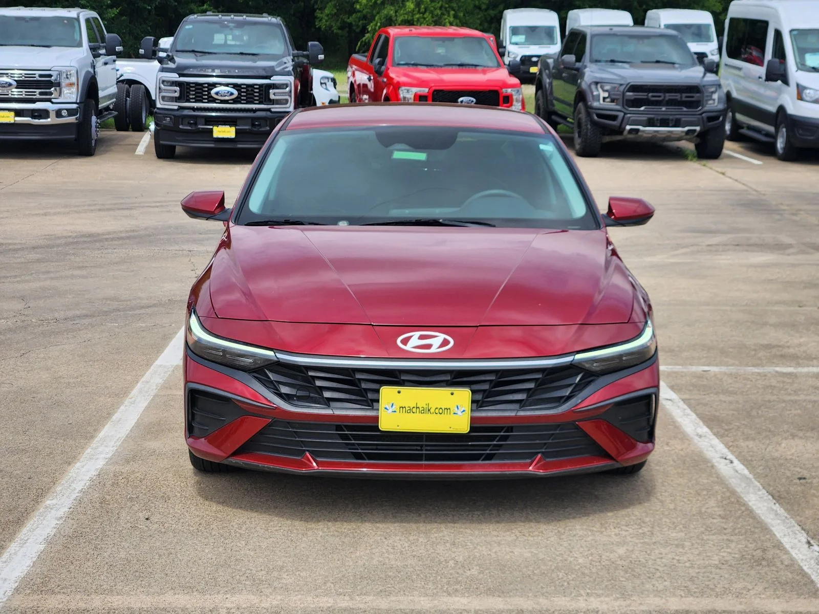 Used 2024 Red Hyundai SEL image 2