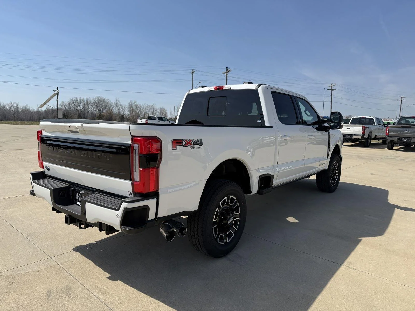New 2026 Star White Metallic Tri-Coat Ford F-250® Platinum® image 9