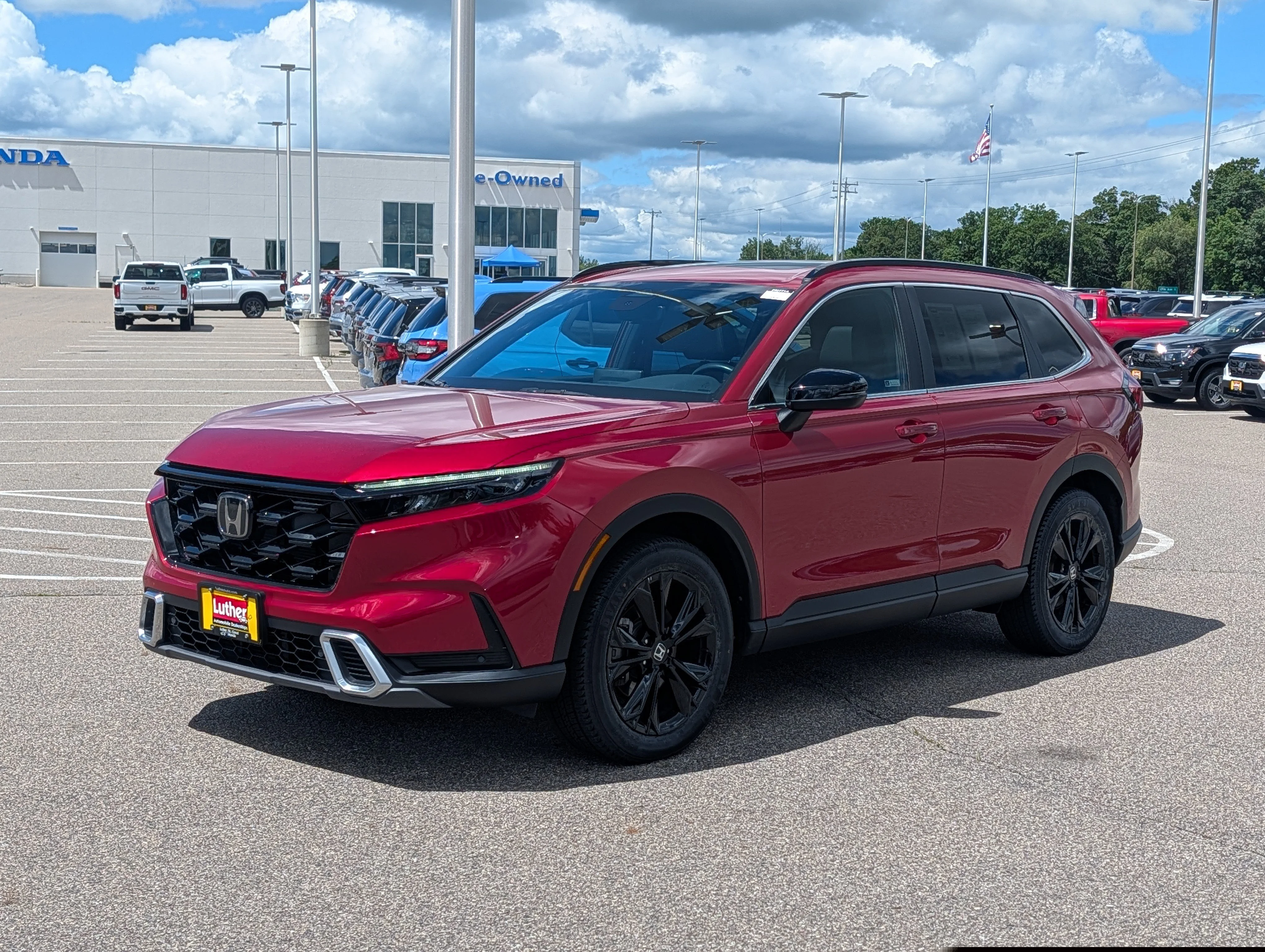 Used 2023 Radiant Red Metallic Honda Sport Touring image 3