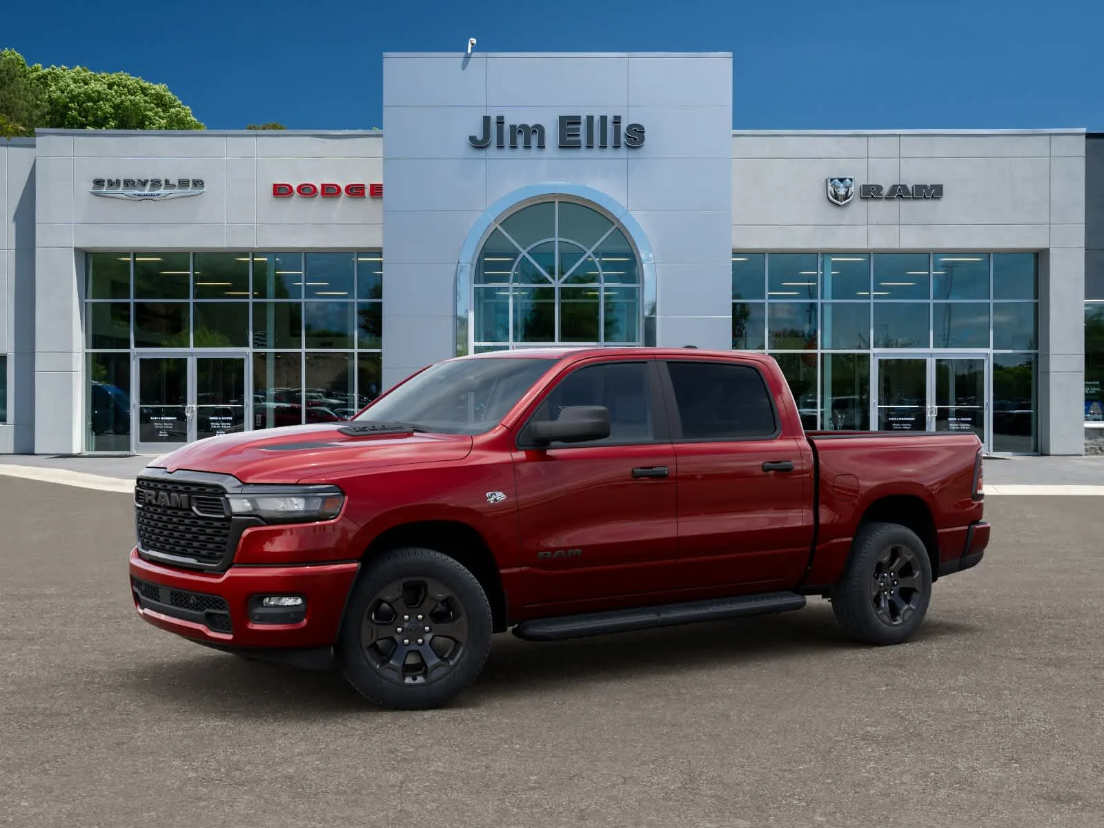 New 2026 Molten Red Pearl-Coat Exterior Paint RAM Tradesman image 2