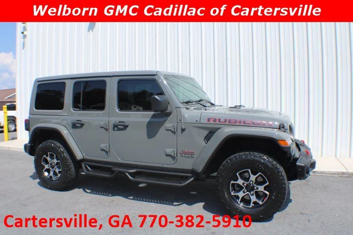 Used 2020 Gray Jeep Rubicon 4x4 image 1