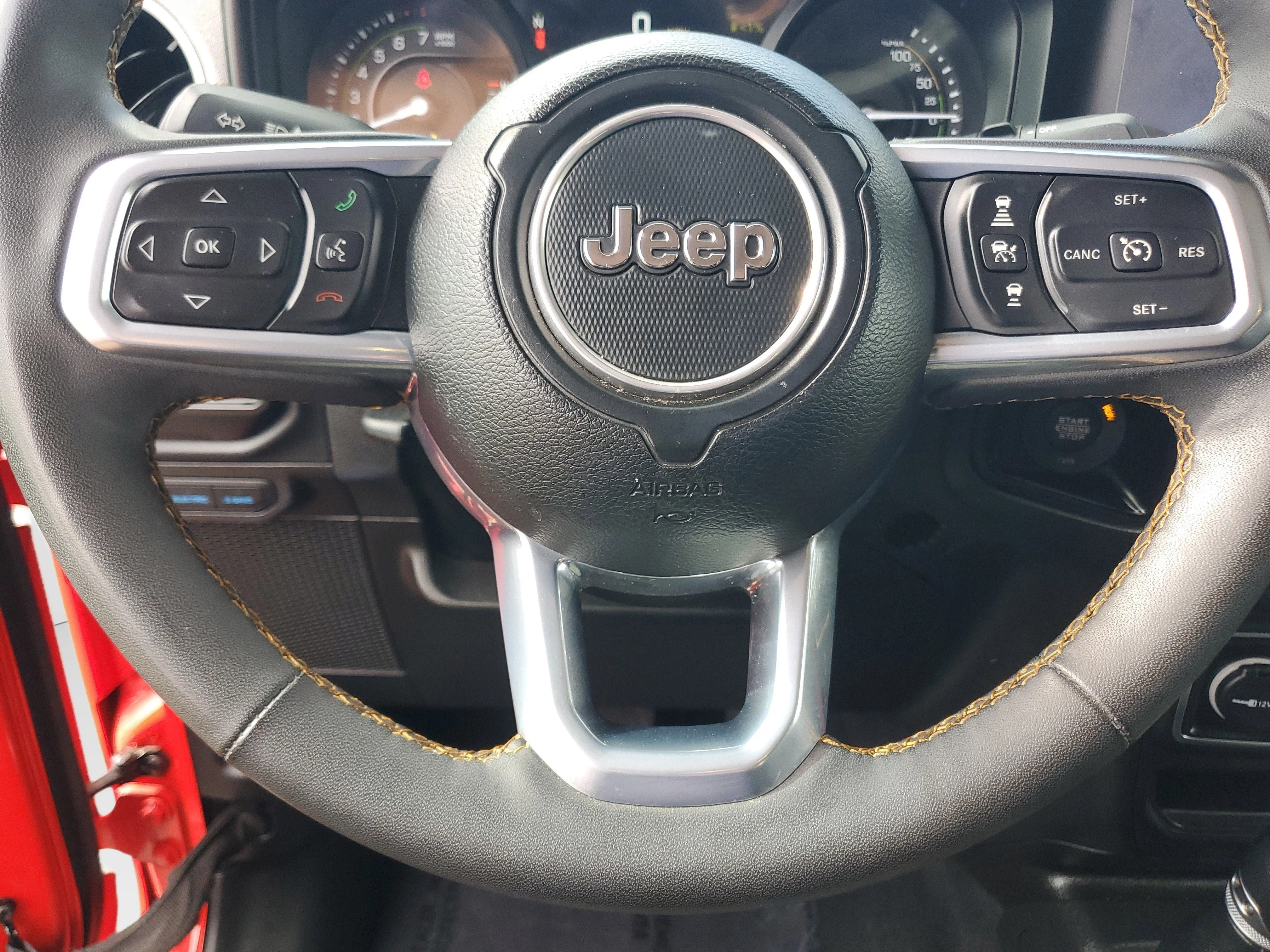 Used 2024 Red Jeep Sahara 4xe image 24