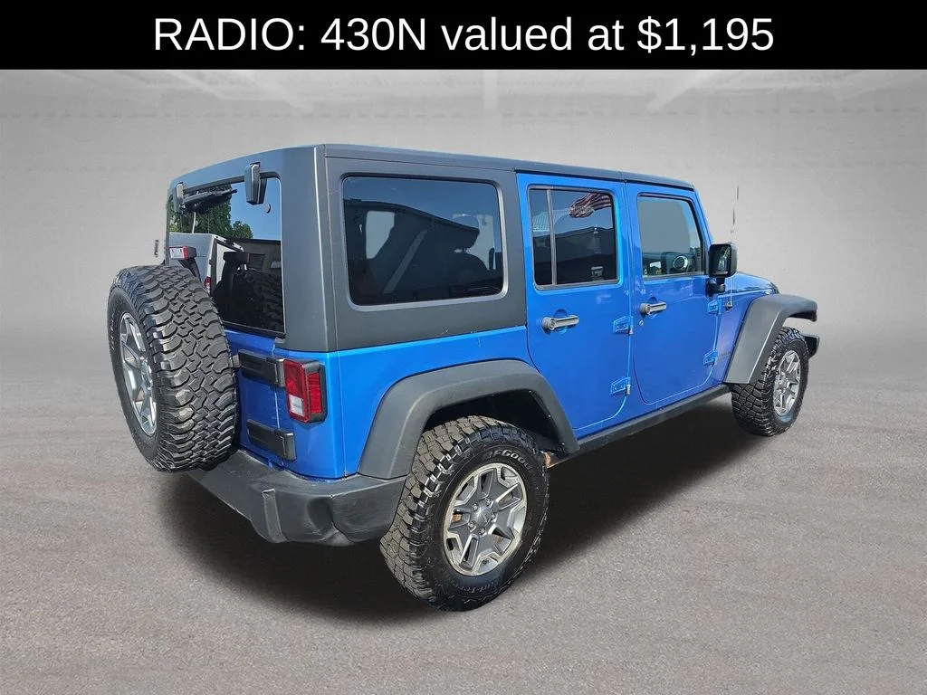 Used 2016 Blue Jeep Unlimited Rubicon image 6